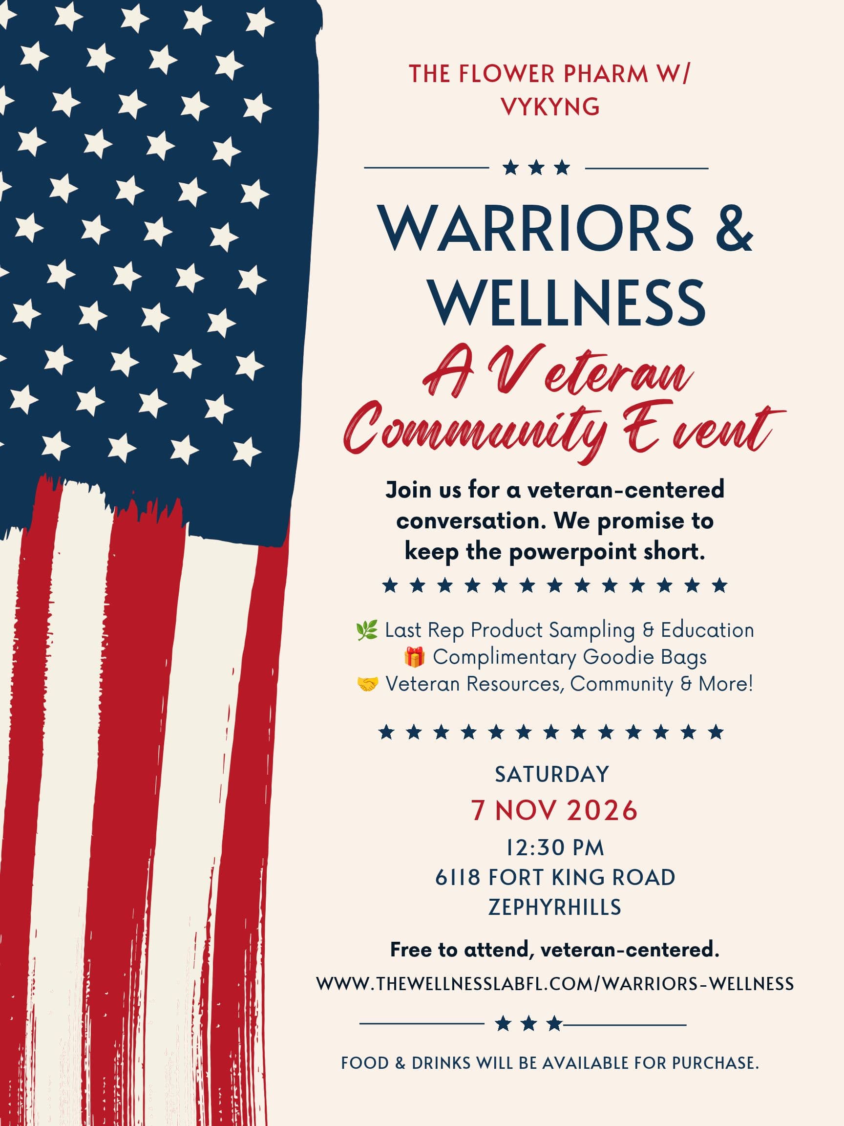 Warriors & Wellness: A Veteran Community Event